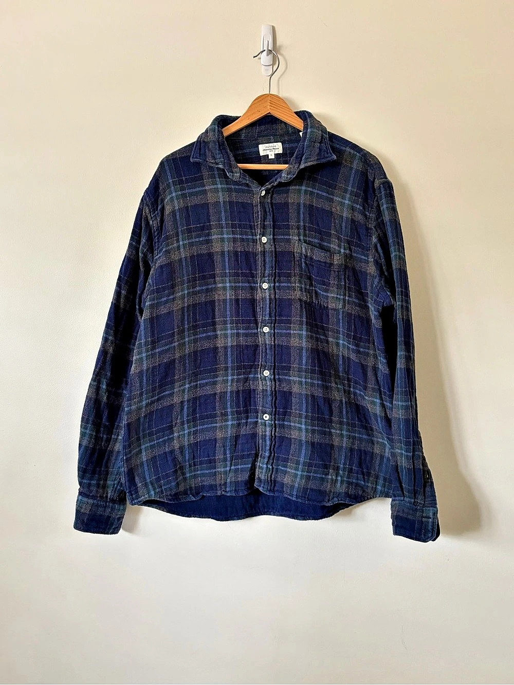 Hartford Men's Cotton Plaid Shirt XL